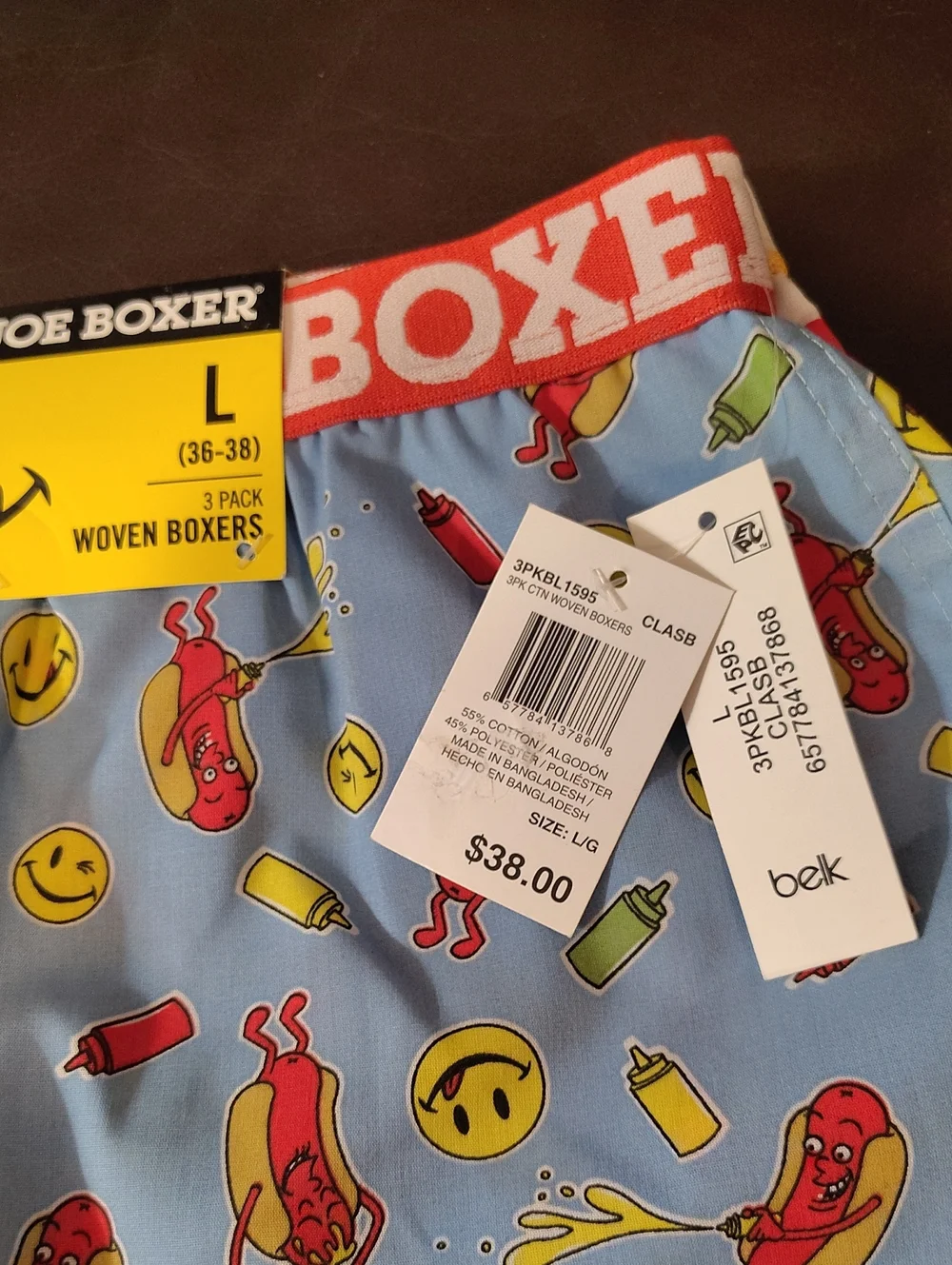 Men's Joe Boxer Woven Boxers (3 Pair)